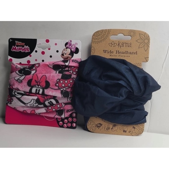 Girl 2 Head Wrap Minnie Mouse & Karma - Picture 1 of 1